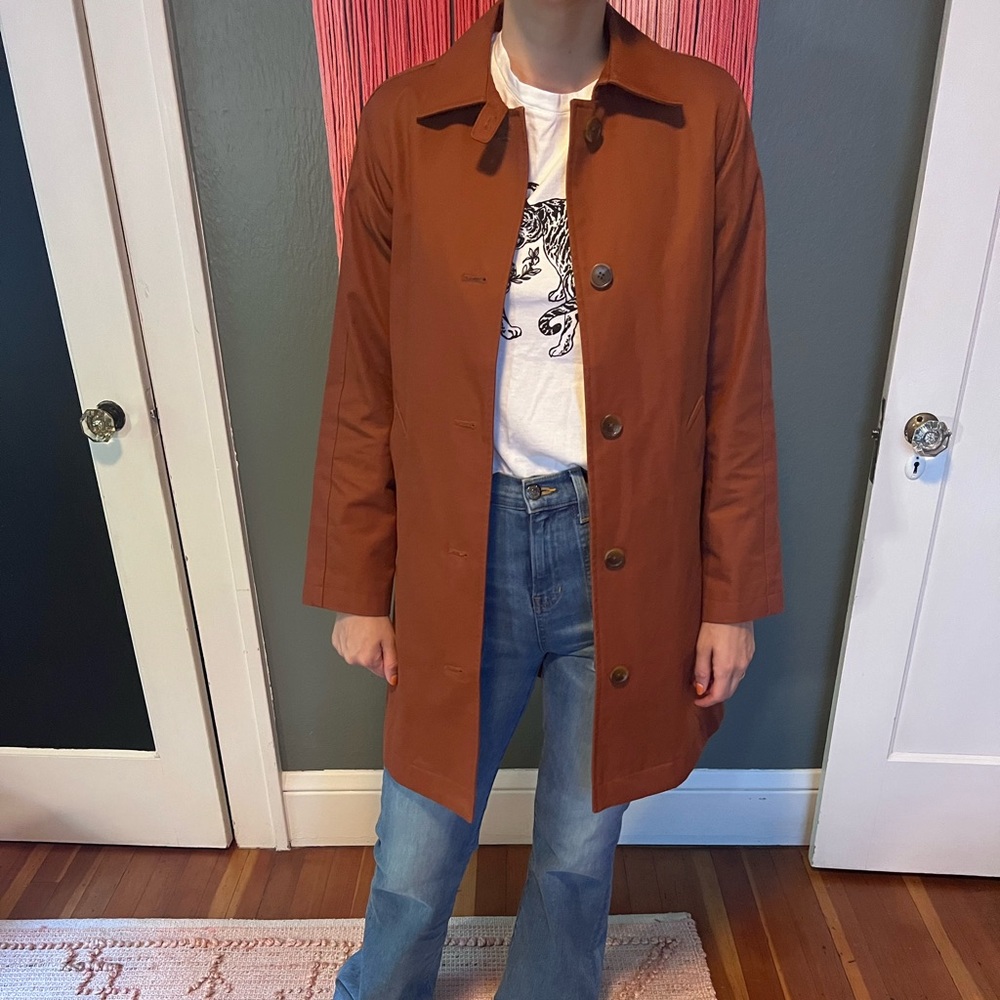 Everlane Mac Coat in Cocoa Brown - 00